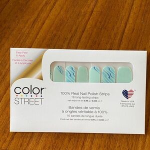 💅 3/$20 Color Street North Shore Press-On Nail Strips NWT. Unopened